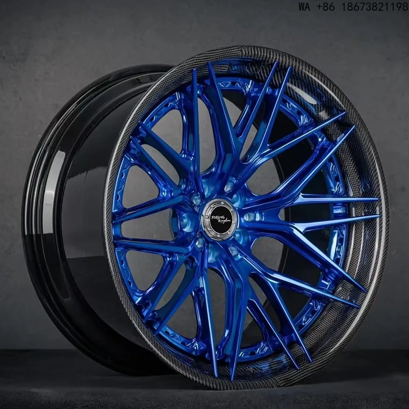 Private Custom Forged Wheels For Lexus 2-Piece 6061-T6 Wheels Split Spoke 17-22 Inch 5x108/5x114.3/5x120 30mm ET For Toyota W205