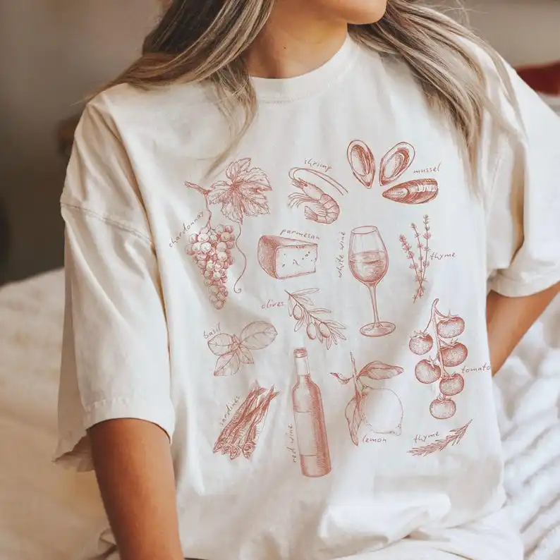 La Dolce Vita Italy Shirt Mermaidcore Soft Girl Tee Sardines Tinned Fish Tshirt Summer Ocean Inspired Style Ciao Bella T-shirt