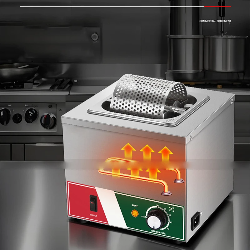 JL-65D Kommerzielle Butterwalzenheizung, 304-Edelstahlwalze, Burgerbutterverteiler im amerikanischen Stil