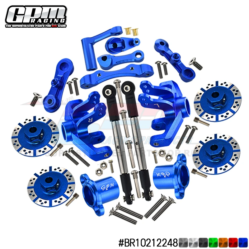 

GPM Aluminum Alloy Front Rear Cup Steering Combination Fixed Code RC Kit Parts For LOSI 1/10 BAJA REY