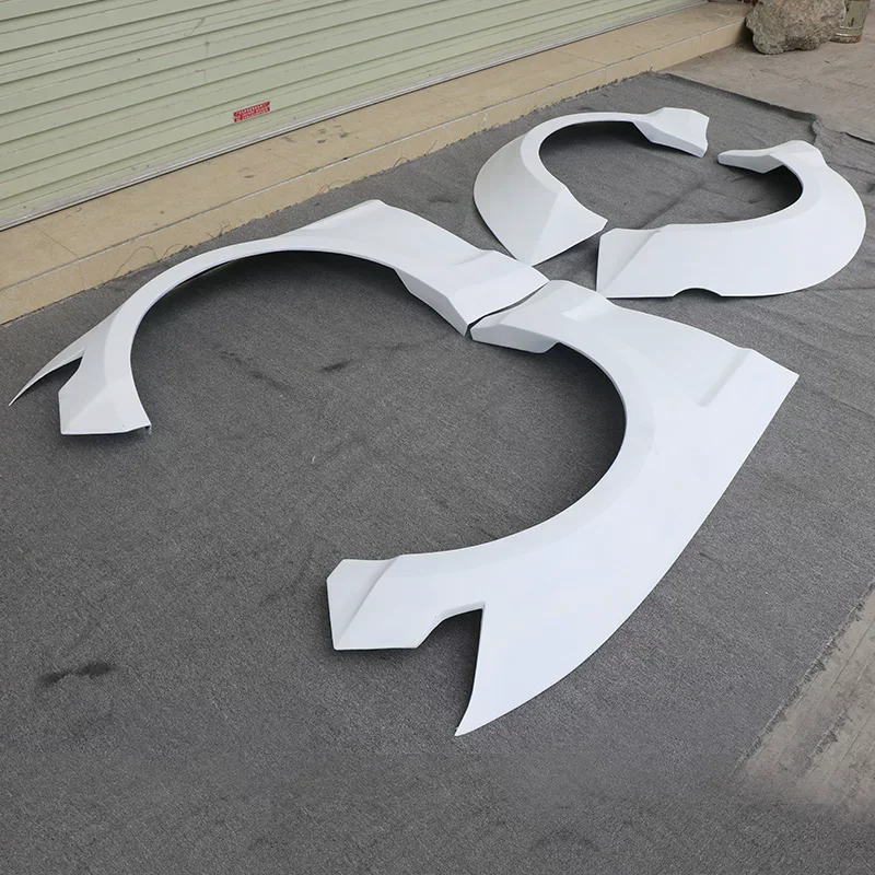 

Wheel Eyebrow Fender Flares Arch for Ford Mustang 2018-2023 modified Resin side wide Protector Mudguard