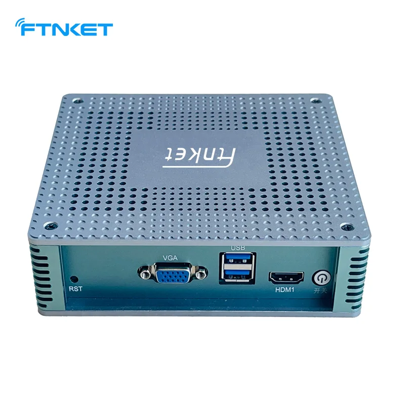 Ftnket 11e generatie 2.5G mini-computer J4125 Intel quad-core 6-netwerkpoort industriële firewall-server zachte router