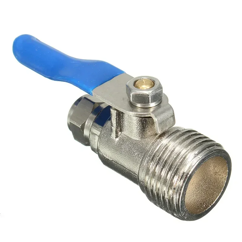 Filtro de alimentación RO adaptador de agua válvula de bola grifo interruptor de ósmosis inversa aleación calidad duradera 1/2 ''-1/4''