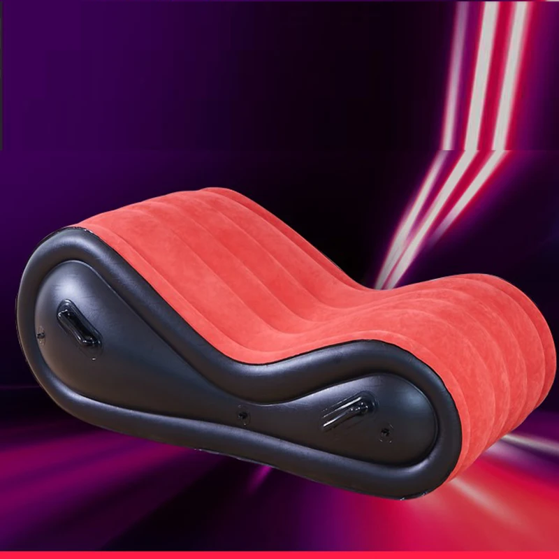 Inflatable Sofa Bed Pillow Lazy Chair Furnitures Couples Adults Games Products Sleeping Wedge Air Cushion Husband And Wife Night