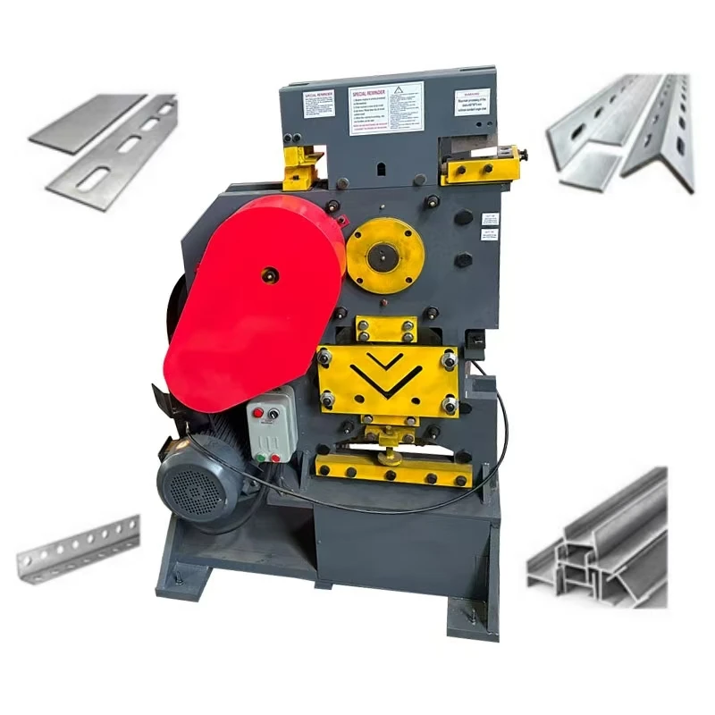 Combined Hydraulic Combined Punching and Shearing Machine Sheet Metal Punch Shear Multi Function Punching and Shearing Machine