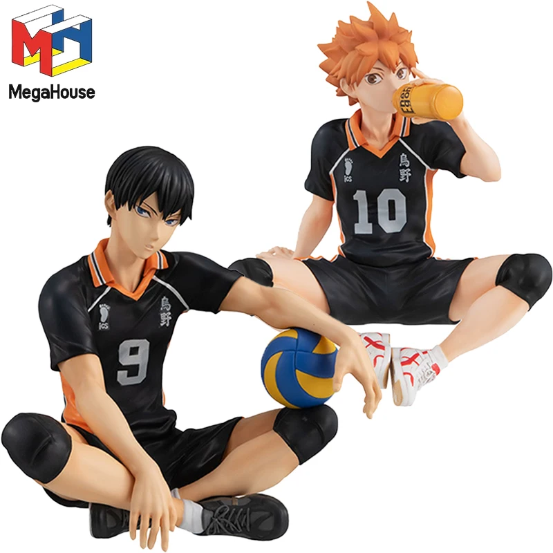 

In Stock Genuine Original Mega House Hinata Shoyo & Tobio Kageyama Action Anime Figure PVC Collectible Model Dolls Ornament Gift