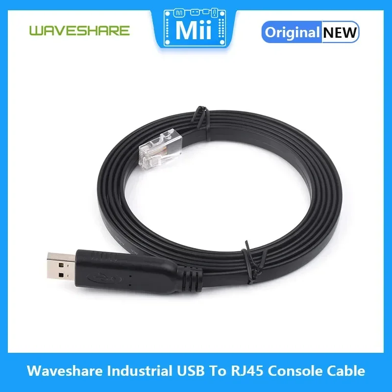 1/2/3pcs/lot Waveshare Industrial USB To RJ45 Console Cable USB Type A to RJ45 Console Male Port Original FT232RL Chip Cable1.8m