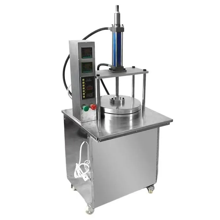 Commercial Wheat Pancake Machine Small Tabletop Pneumatic/ Hydraulic Chapati Tortilla Roti Press Grain Processing Machinery