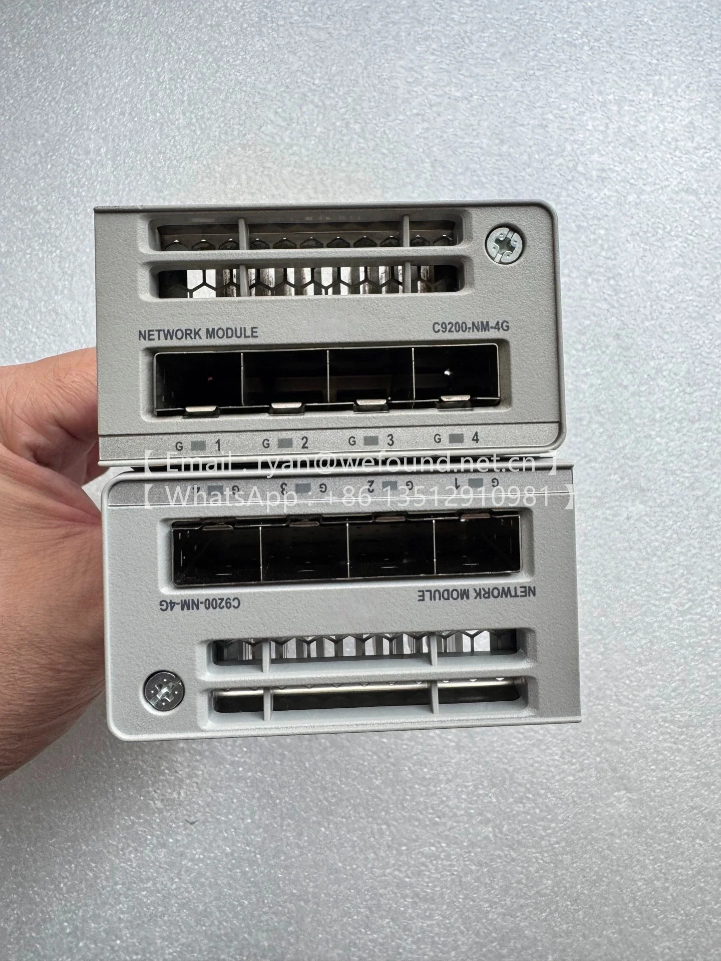 C9200-NM-4G 4-poorts Gigabit-netwerkmodule ontworpen voor Switches uit de Catalyst 9200-serie