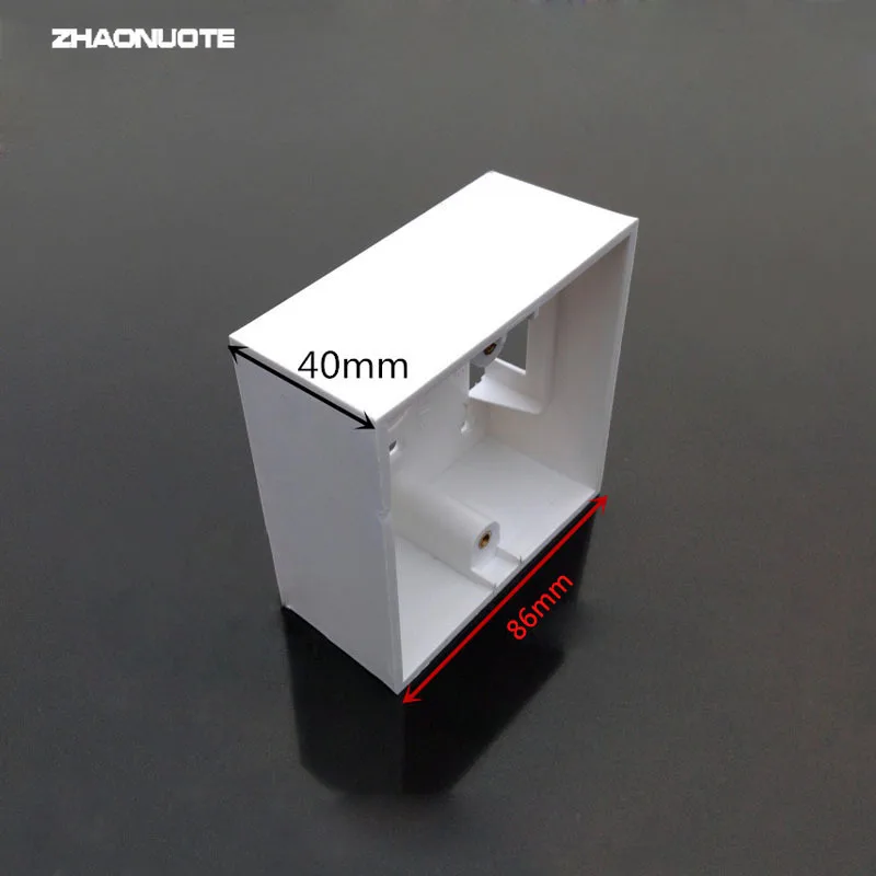 86 Type Universal Socket Switch Electrical Mounting Box Flame Retardant Wire Junction Boxes 86*86*40mm