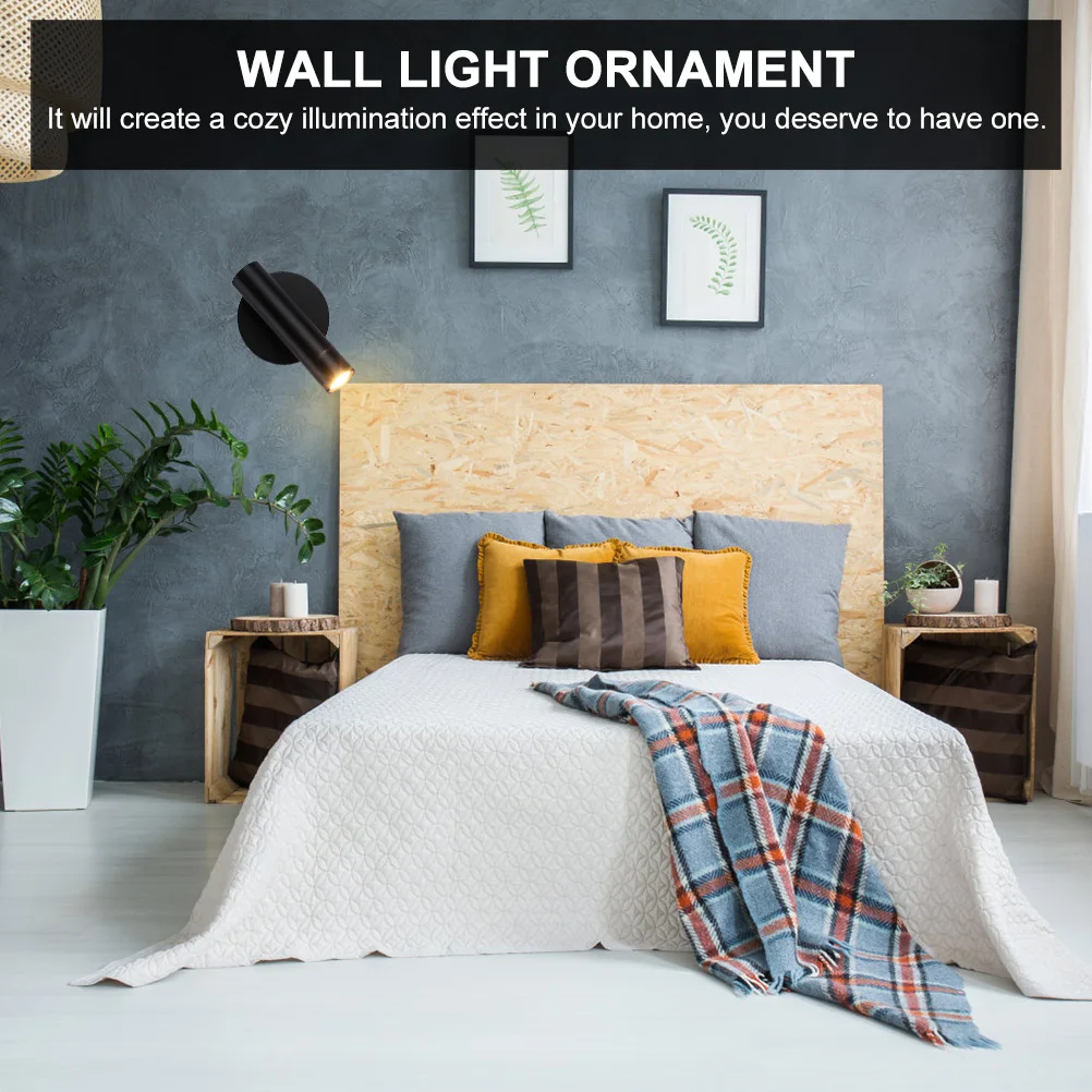 

Reading Wall Modern Simple Design Durable Iron One-Head Bedside Light Bedside Light For Indoor Wall-Mounted Decoration