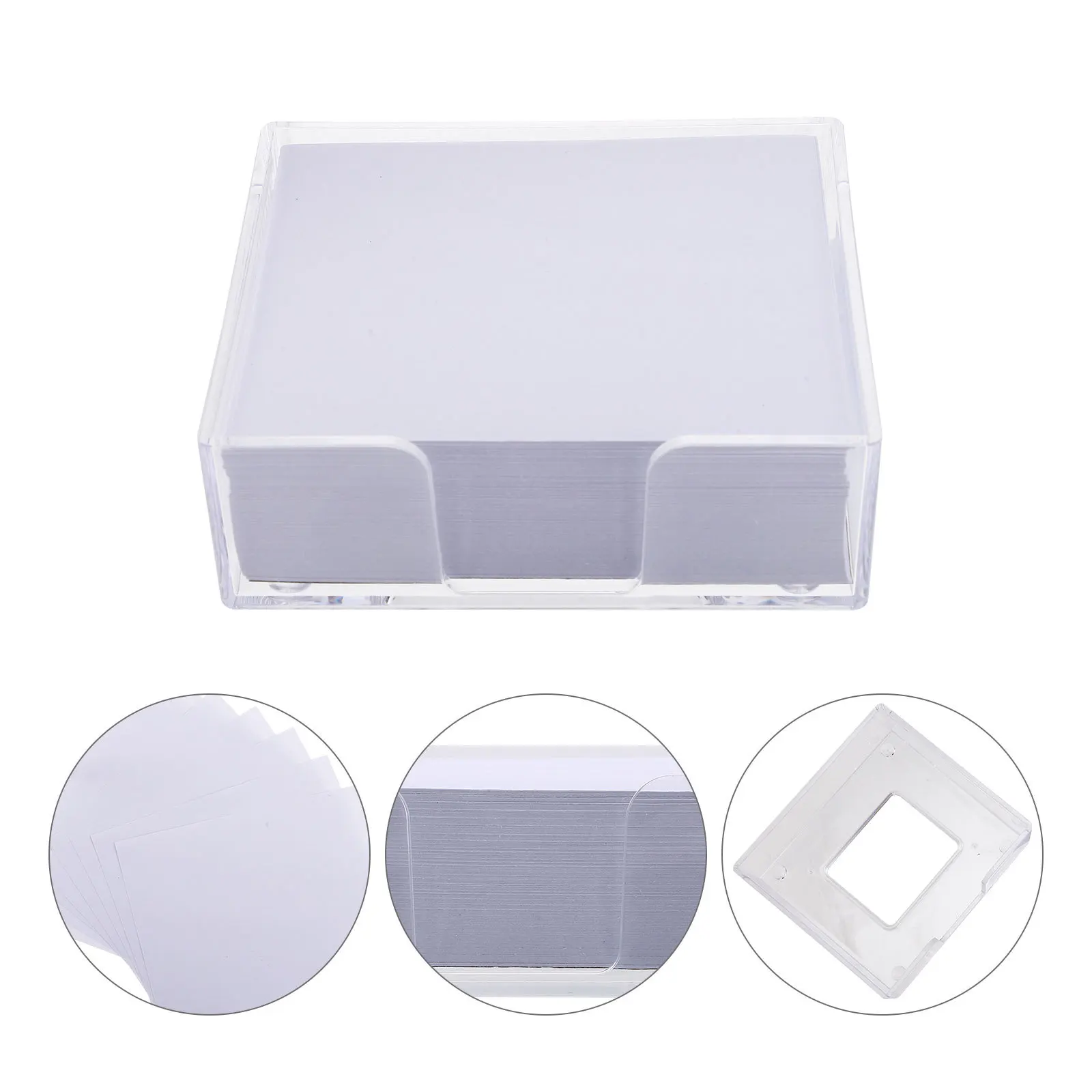 

Box Packaging Memo Paper Non-Stick Portable Students Note Pad Multi-Function to Do List Schedule List Blank Writing Home Office