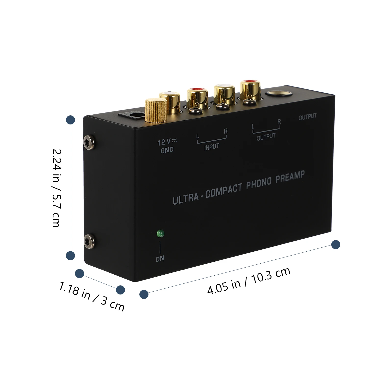 

Phono Preamp Amplification Turntable Phonograph Preamplifier Preamplifier for Record Player EU Plug