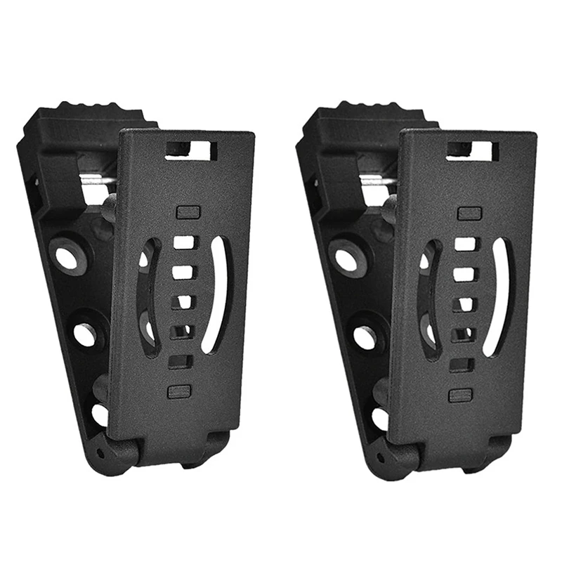 ABSE-2 Pcs Multifunctional Nylon 6-Hole K Sheath Waist Clip Backpack Fixing Buckle Removable Fixing Strip