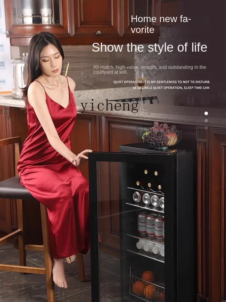 Minitype Refrigerator Mini Refrigerator Home Living Room Office Tea Wine Fresh Cabinet