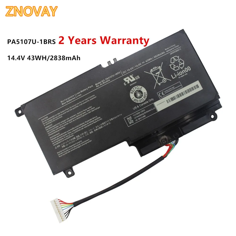 

ZNOVAY 14.4V 43WH PA5107U Battery for Toshiba Satellite L45 L45D L50 S55 P55 L55 L55T P50 P50-A PA5107U-1BRS