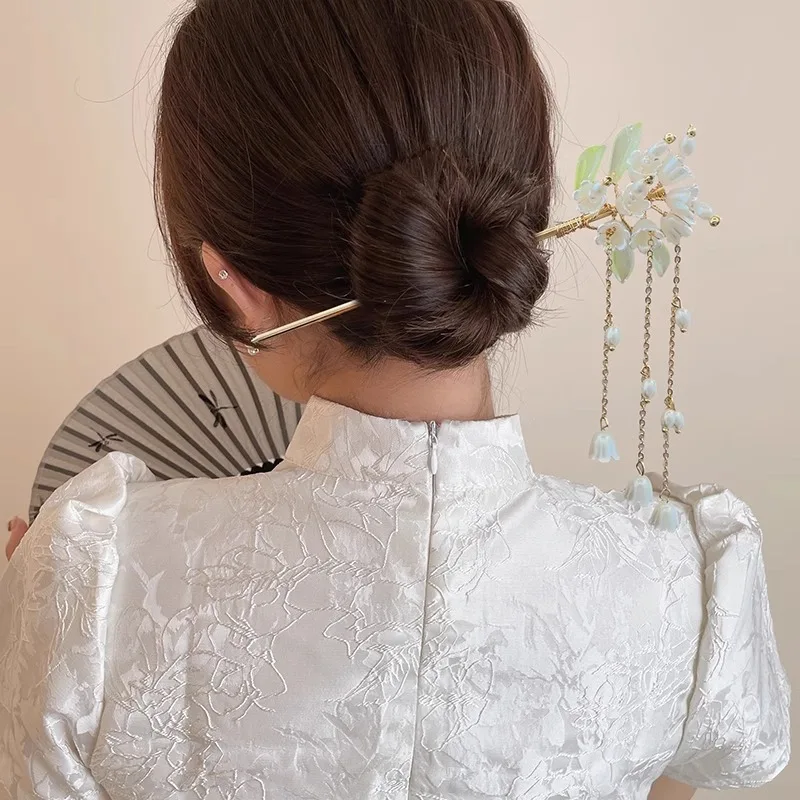 

2024 Chinese Hanfu Accessories Hair Sticks for Women Jewelry