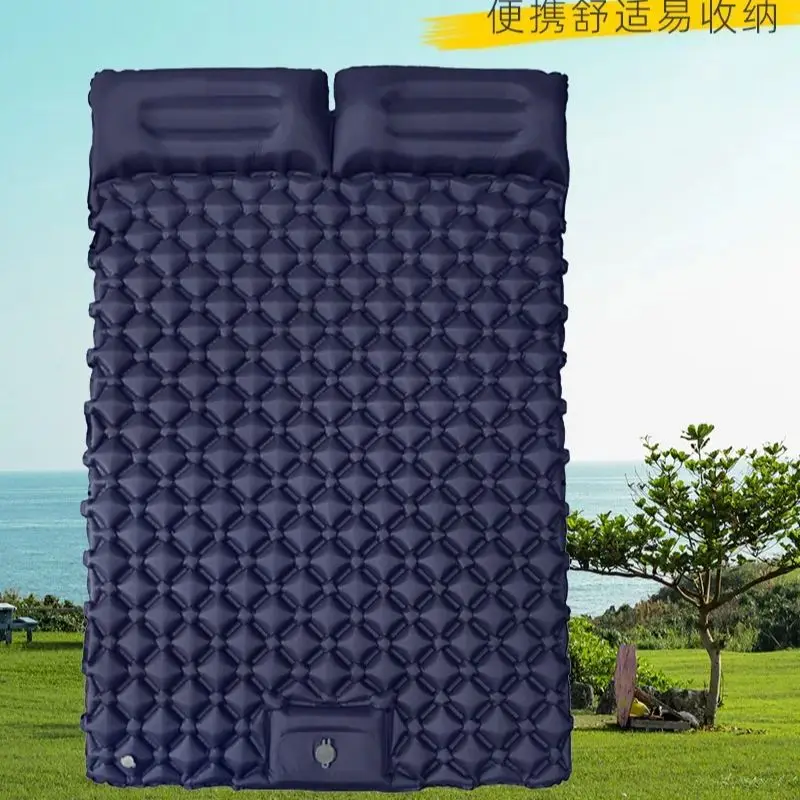 

Кемпинговая палатка, большой надувной матрас, надувной насос для двух человек, встроенный ножной пресс, надувной коврик для сна с подушкой