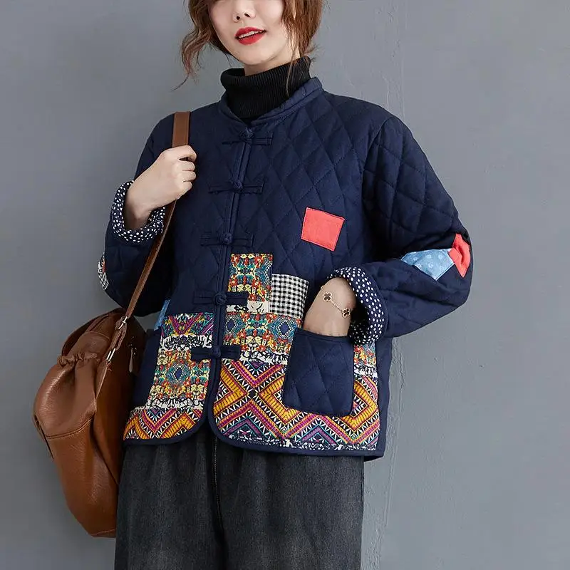 

Хлопковый кардиган Thiened, женский, длинный, на пуговицах, с застежкой-клипсой, зимний, теплый, модный, без бренда