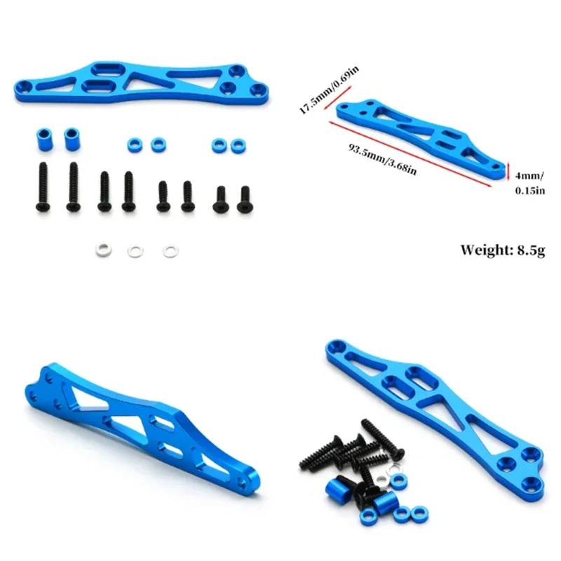 

RC Car Metal Servo Lower Guard Protector 54644 for Tamiya GT01 GF-01 RC Car Upgrade Parts Accessories