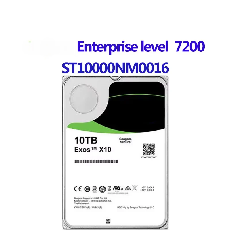 ST10000NM0016 ST10000NM0176 EXOS X10 10TB SATA 6GB/s 7200rpm 256M 3.5