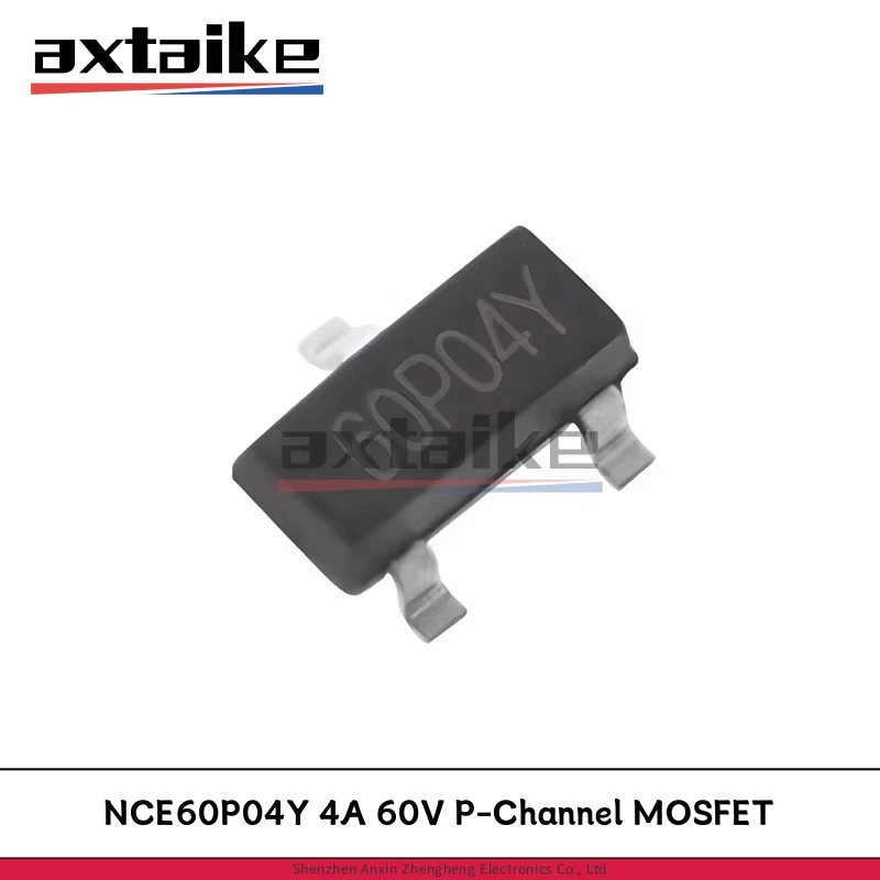 20PCS NCE60P04Y SOT-23 60P04Y NCE60P04 4A 60V 1.5W P-Channel Enhancement Mode Power MOSFET SMD Transistor