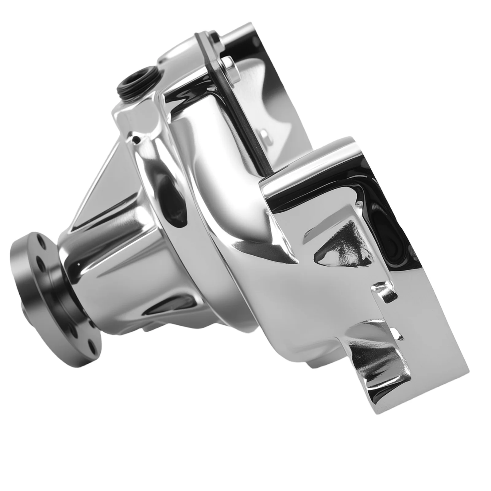 Chrome BBC Short Pump Kit for Big Block Chevy 396-454 Water Pump Pulley