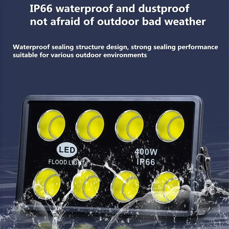 Lampu Sorot Tahan Air Luar Ruangan COB Terang Tinggi 200W300W400W600W800W1000W Lampu Sorot Stadion Luar Ruangan Lampu Proyeksi Overhead