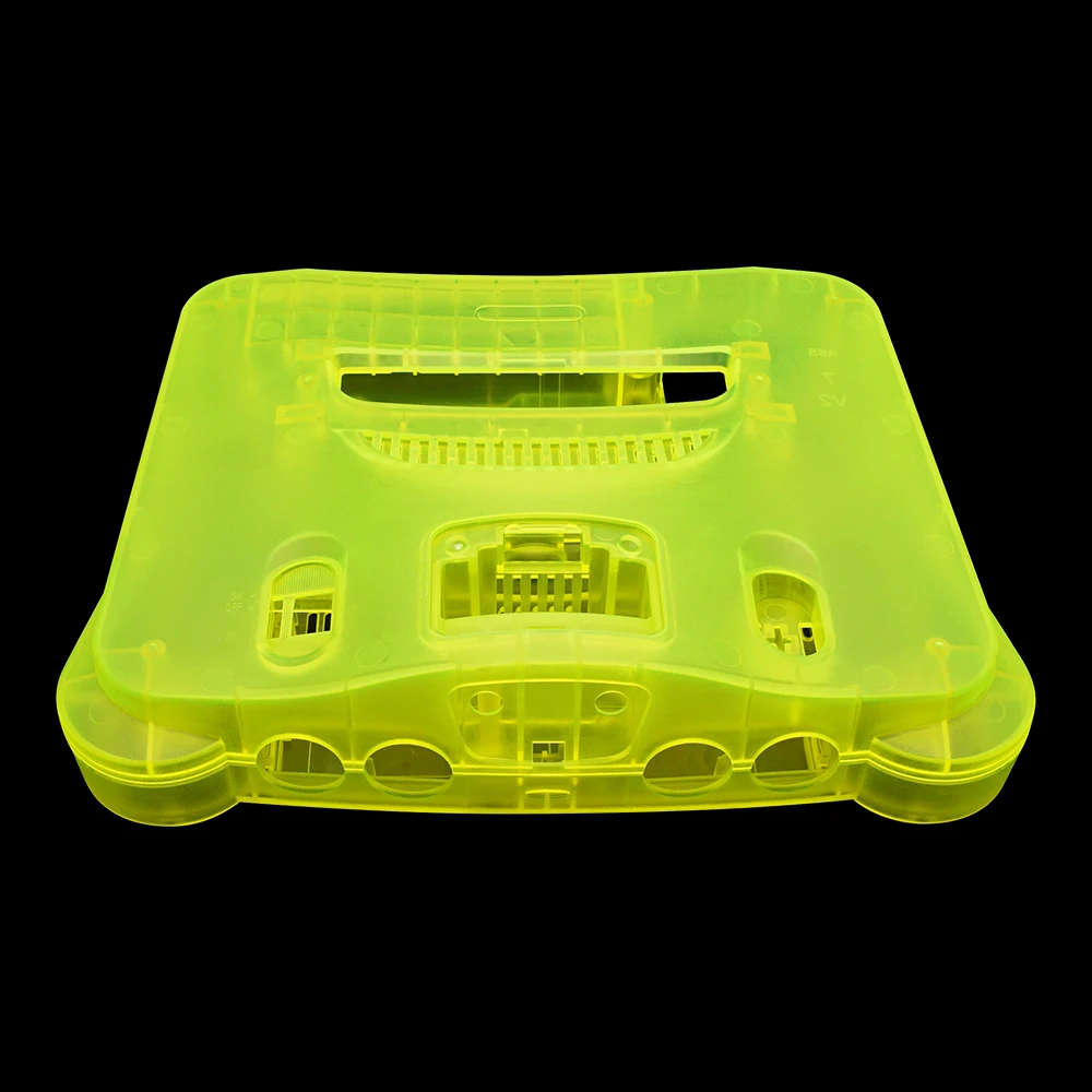 BitFunx Replacement Plastic Shell N64 Translucent Case For All Version Nintendo N64 Retro Video Game Console Transparent Box