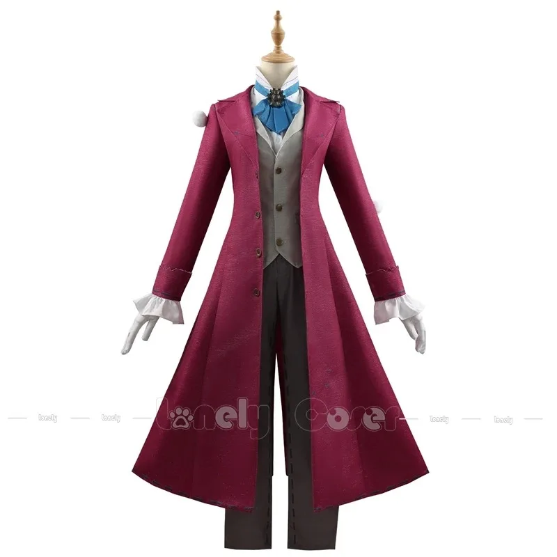 

2025 22 Identity V Composer Costume Frederick Kreiburg Game Cosplay Uniform Outfit For Halloween Role Playing Party Wig
