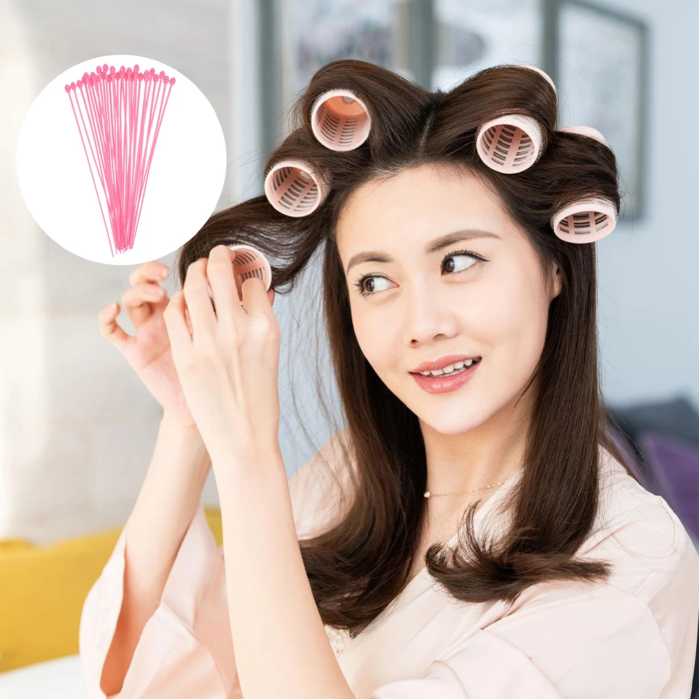

30pcs Hair Perm Roller Pins Durable Pp Material Strong Hold Secure Fixing Spiral Curls Styling Tool All Hair Types Reusable