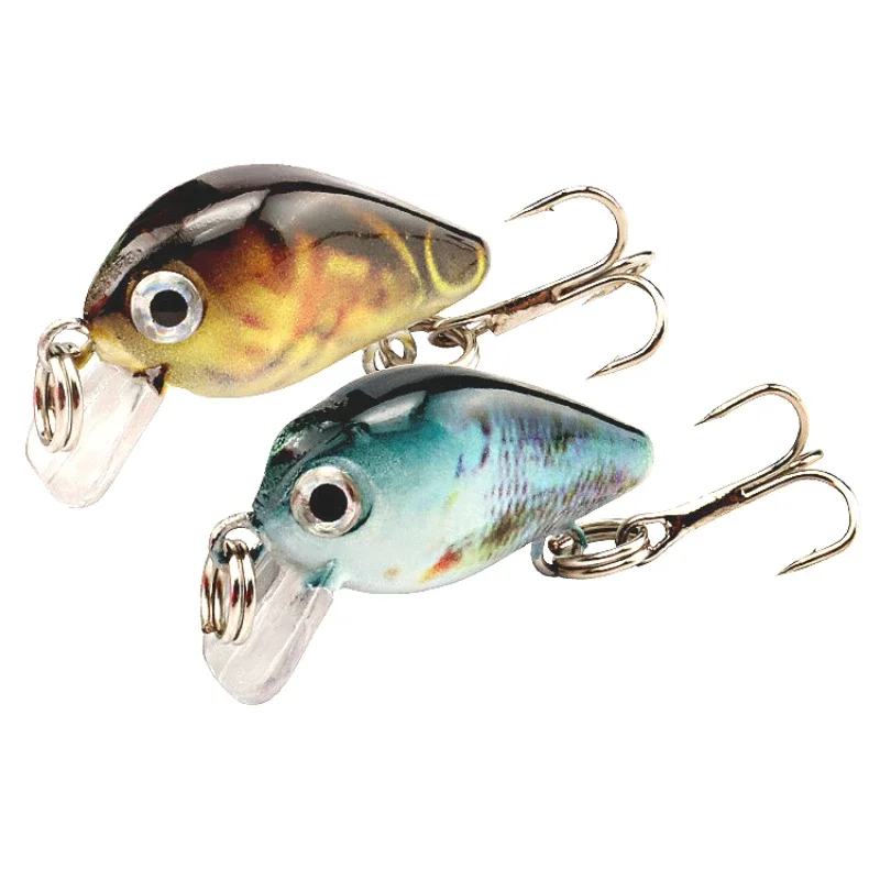 30mm 1.6g Japan Hard Bait Pesca Floating Fishing Lures bass Pesca Fishing Lures Crazy Wobbler Mini Topwater Crankbait Artificial