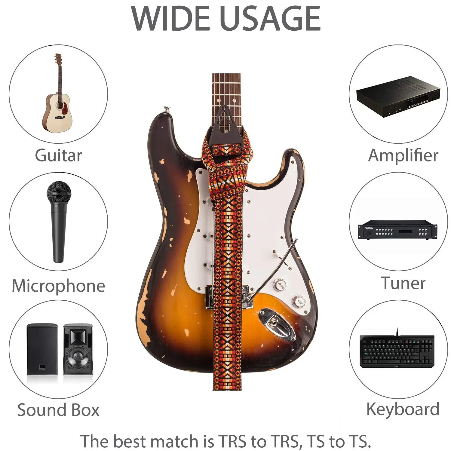 1/4 6.5 مللي متر TRS ستيريو و TS أحادية مهايئ الرافعة النجار ، 6.35 مللي متر أنثى إلى أنثى تمديد موصلات ل مكبر للصوت المتكلم الغيتار #4