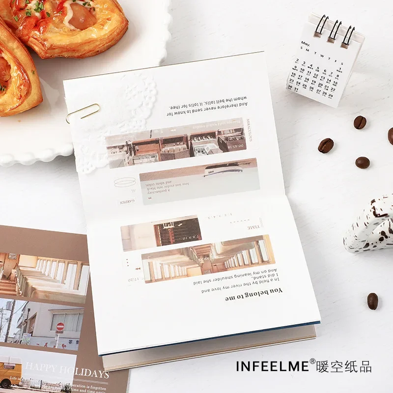 2pcs/pack Landscape Japanese Washi Paper Stickers Reunion Series 4 Types