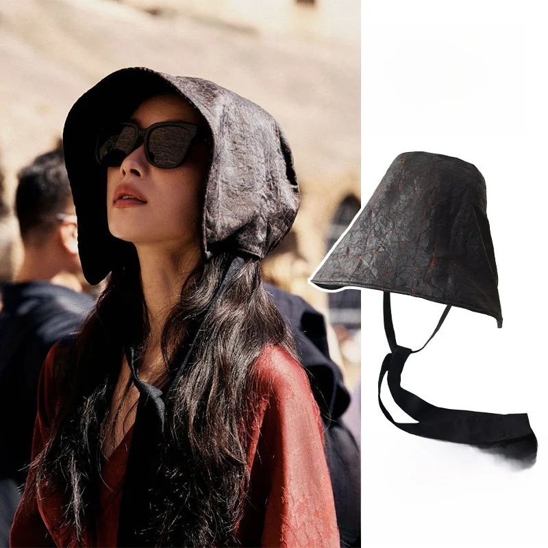 cappello-da-pescatore-in-paglia-da-donna-con-ampia-tesa-nera-protezione-solare-traspirante-in-seta-yang-cloud-fatto-a-mano-con-cima-rotonda-pieghevole-per-tutte-le-stagioni