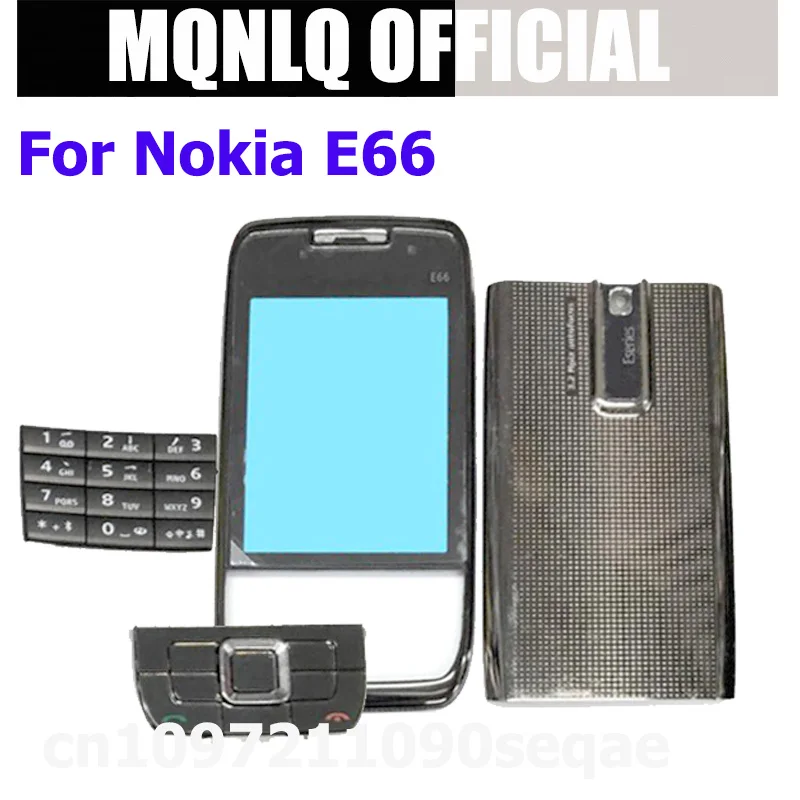 Complete Front Cover Keyboard For Nokia E66 Battery Back Cover High Quality Housing Keypad