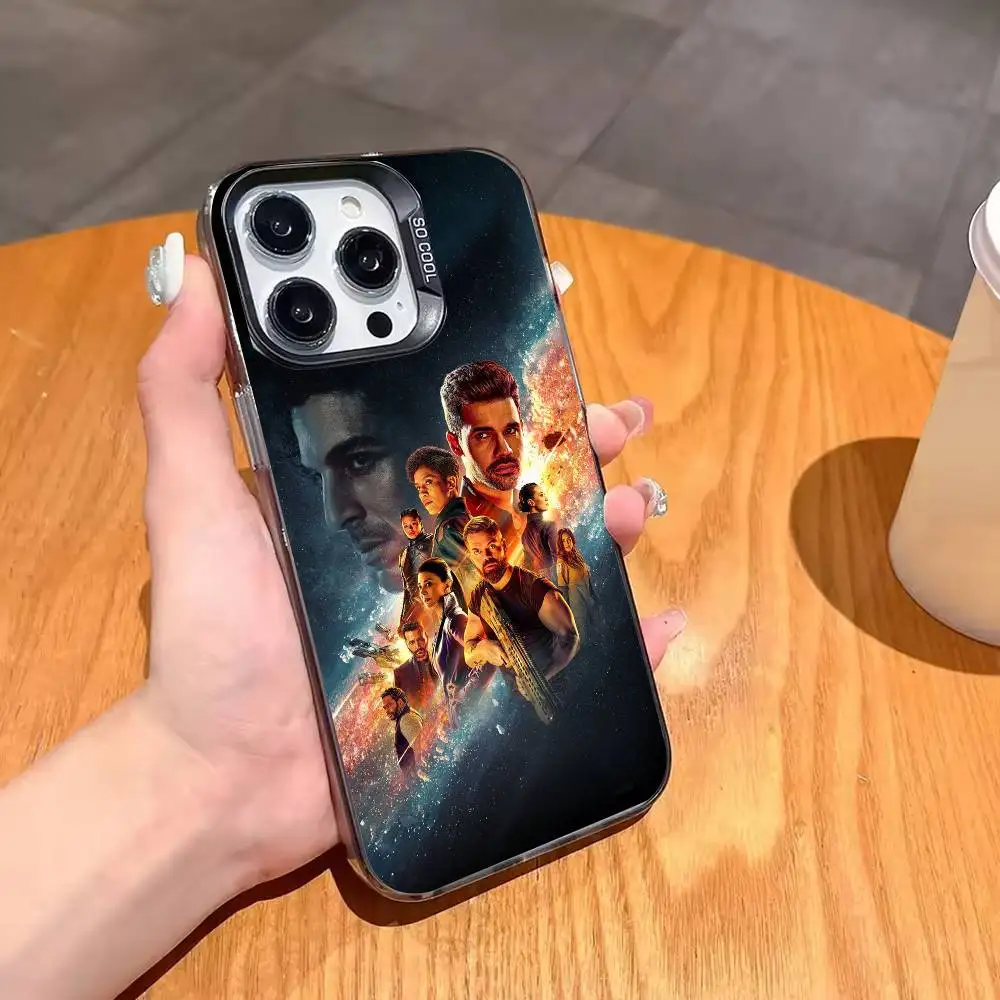 حافظة هاتف The E-Expanse-es من الفيلم الكلاسيكي لهواتف iPhone 17,16,15,14,13,12,11 Plus، Pro Max، XS، حافظة هاتف فضية ملونة غطاء Funda #5