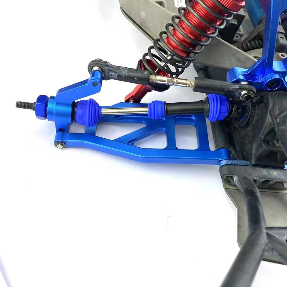 B05C-2Pcs Steel Rear Driveshaft CVD 6852R For 1/10 Traxxas Slash VXL 4X4 2WD Rustler Hoss Stampede RC Car Parts ,Blue