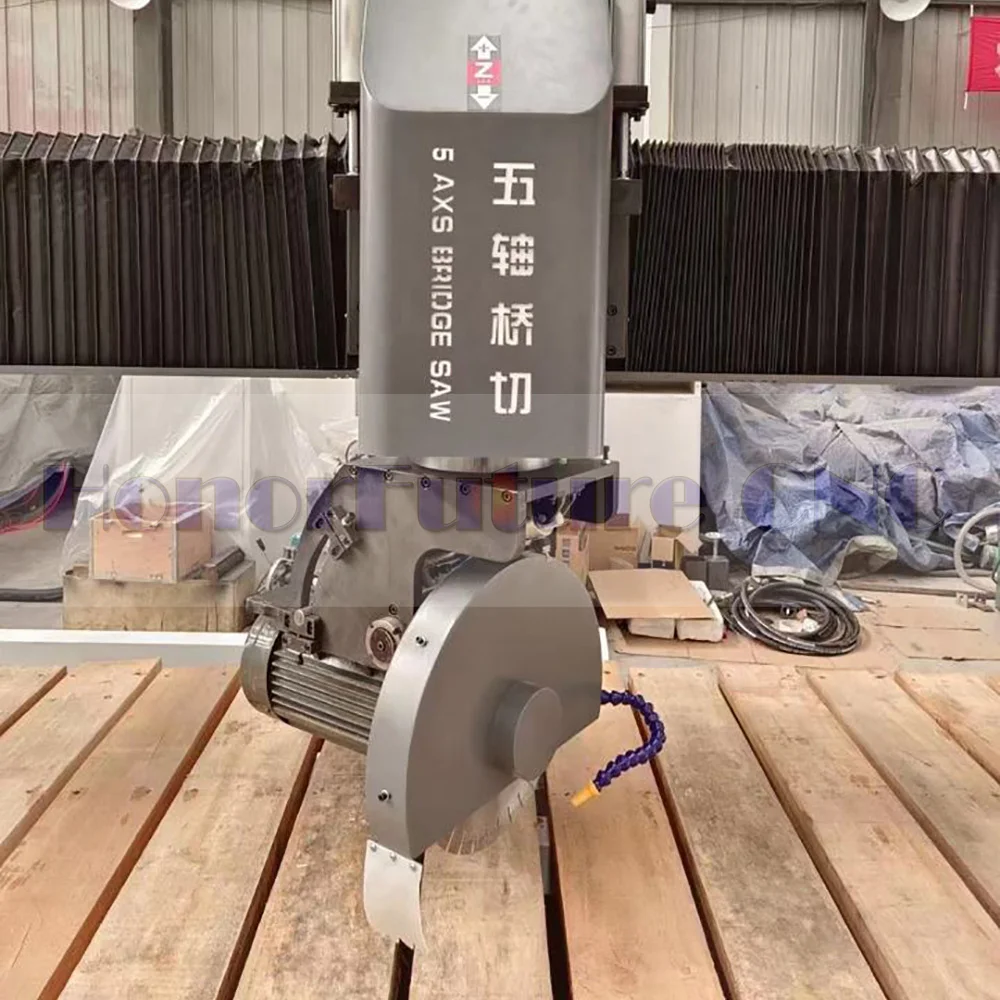 Automatic Cnc 5 Axis Bridge Saw Granite Marble Stone Cutting Machine