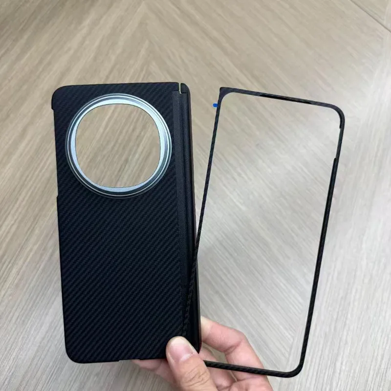Magnetic Case For OPPO Find N5 Central Axis Carbon Fiber Case Aramid Fiber Covers For OPPO Find N5 Ultra-thin Protective Case