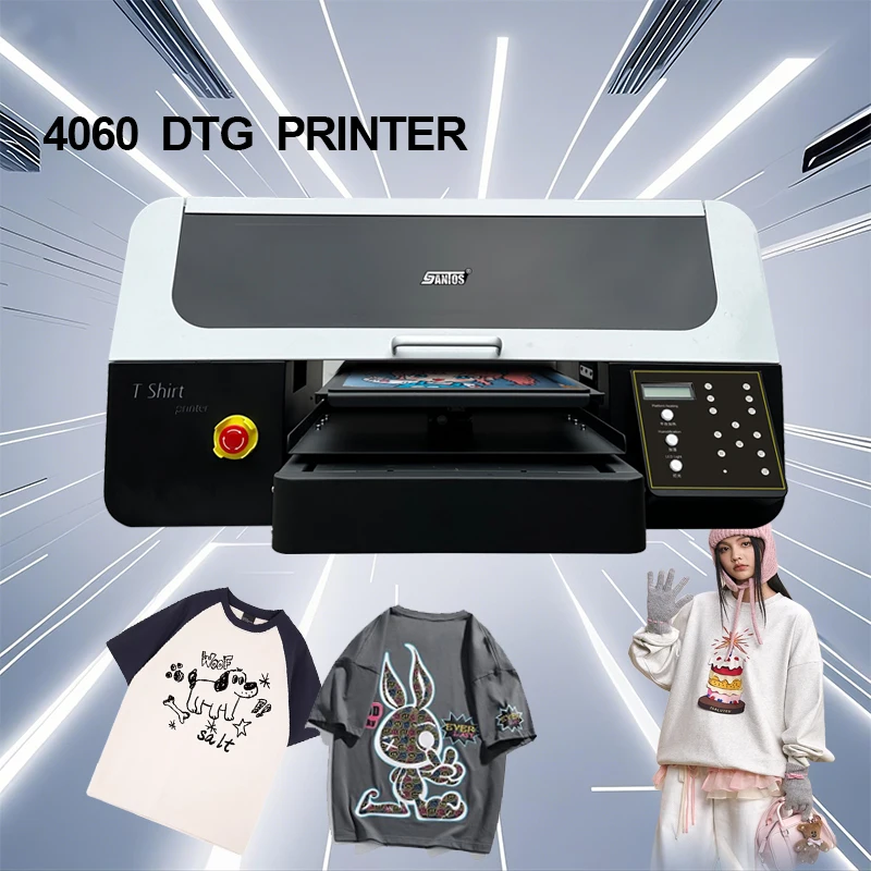 High Quality A3 DTG Printer For T Shirt 40cm*60cm Platform DTG Digital Printing Machine Direct To Garment Printer Low Price