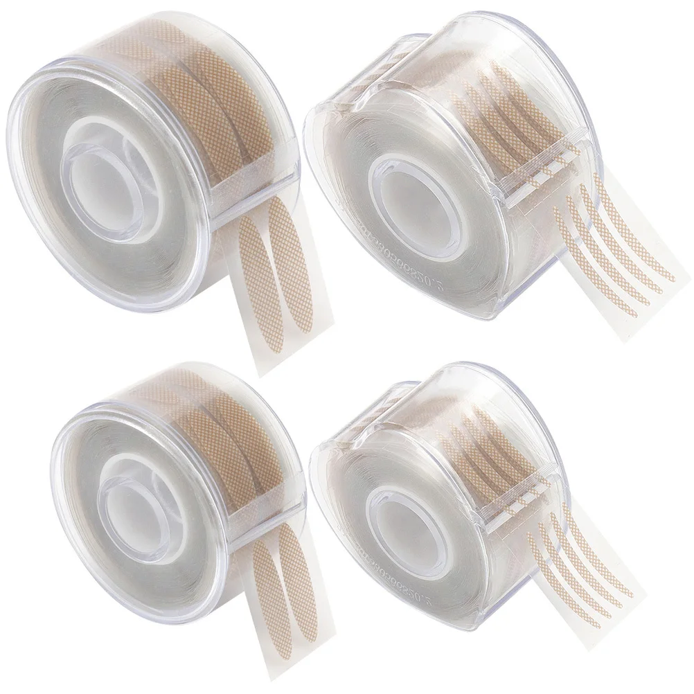 เทปติดตาสองชั้นกันเหงื่อ 4 ม้วน 4 ชิ้น สำหรับแก้ปัญหาเปลือกตาหย่อนคล้อย อุปกรณ์เสริมแต่งหน้า