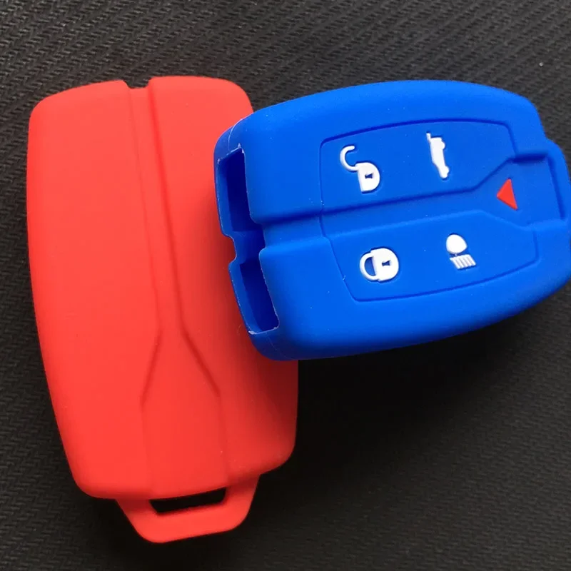 5 Buttons silicone Car Remote Smart Keyless Fob Case Shell cover For Land Rover Freelander 2 key