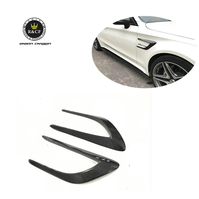 C63 W205 AMG Coupe Carbon Fiber Fender Trim For Mercedes Benz C63 W205 coupe 2 door