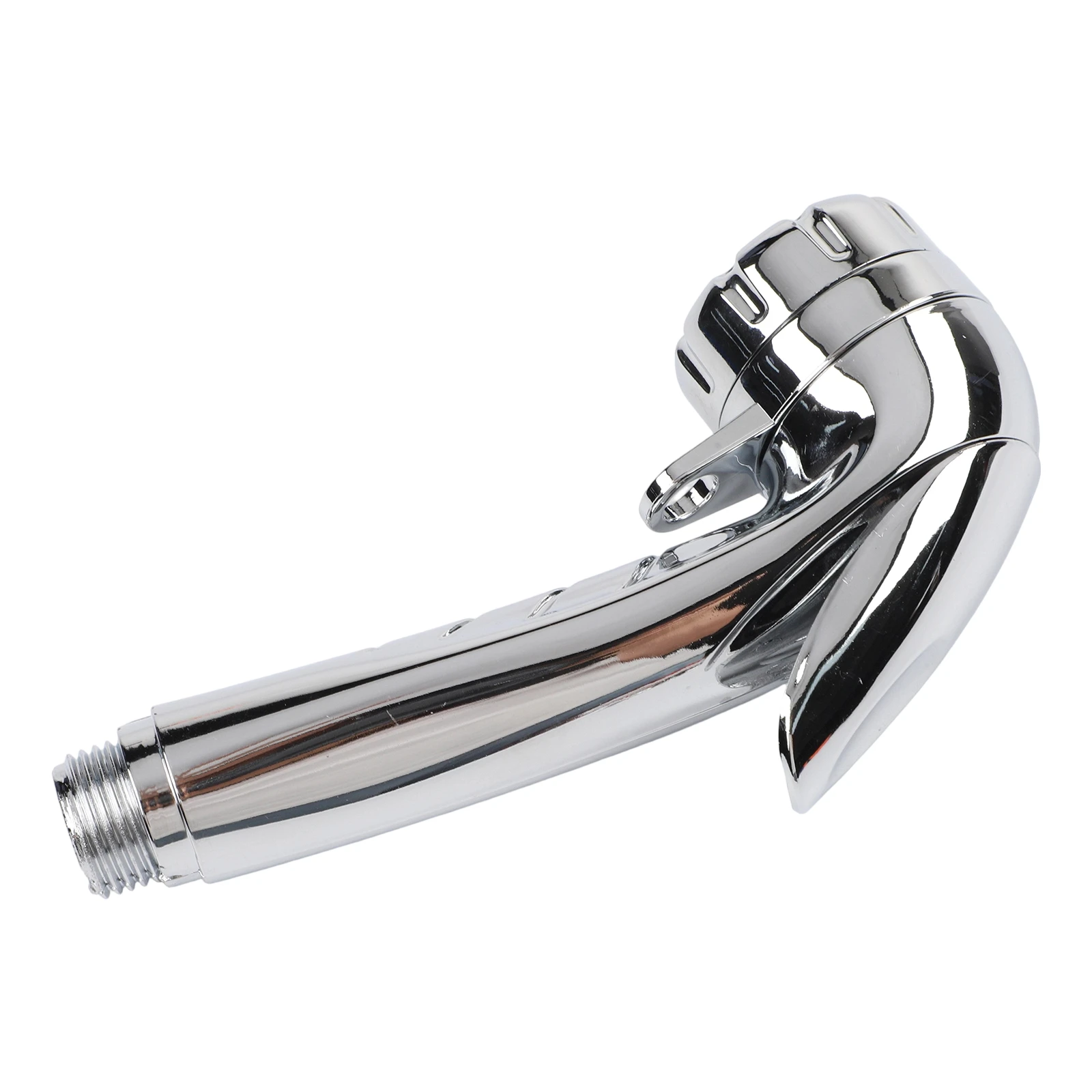 Shower Head With 1/2Inch Connection With Start Stop Button Boat Camping For Motorhome Shower Chrome-colored Shower Head