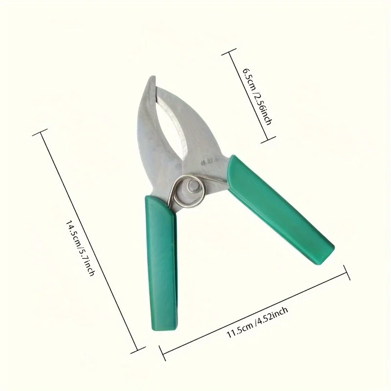 1Pc Professional Grafting Tool Set Bark Cutter Stainless Steel Precision Pruning Scissors for Fruit Trees Vineyards