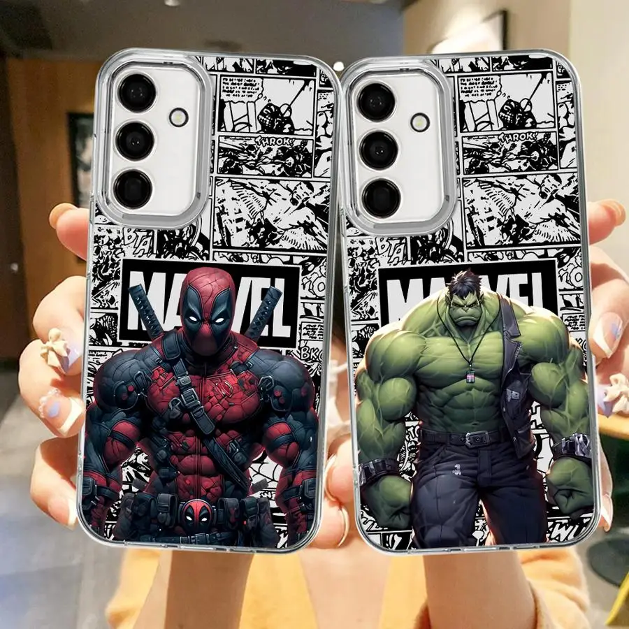 Soft Cover Phone Case for Samsung Galaxy A33 A34 A21s A51 A56 A35 A36 A23 A24 A20s A22 A31 A73 A26 The Hulk Marvel