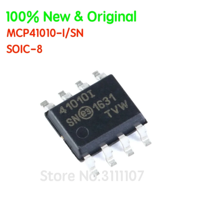 

MCP41010-I/SN SOIC-8 MCP41010 MCP41010-I Digital Potentiometer Chip 100% New & Original