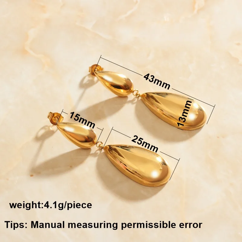 SOMMAR Birthday Gift Gold Plated Perfume women earrings pendant japanese small fresh earrings earings for women bijoux women