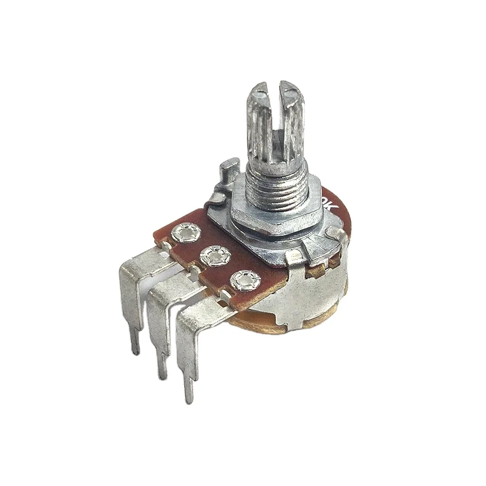 50PCS Beelee 10K Rotary Potentiometer 15MM With 3 Pin Potentiometer 220V